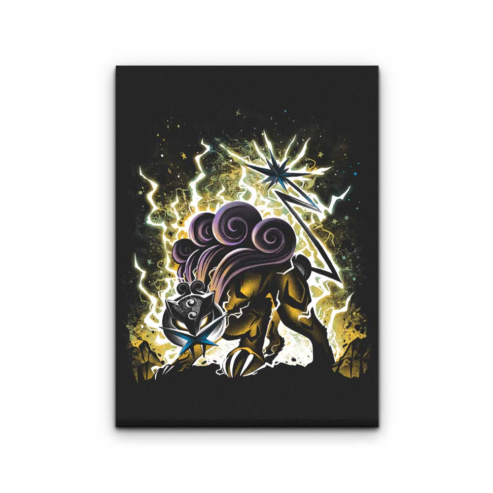 The Beast of Crashing Thunder - Canvas Print