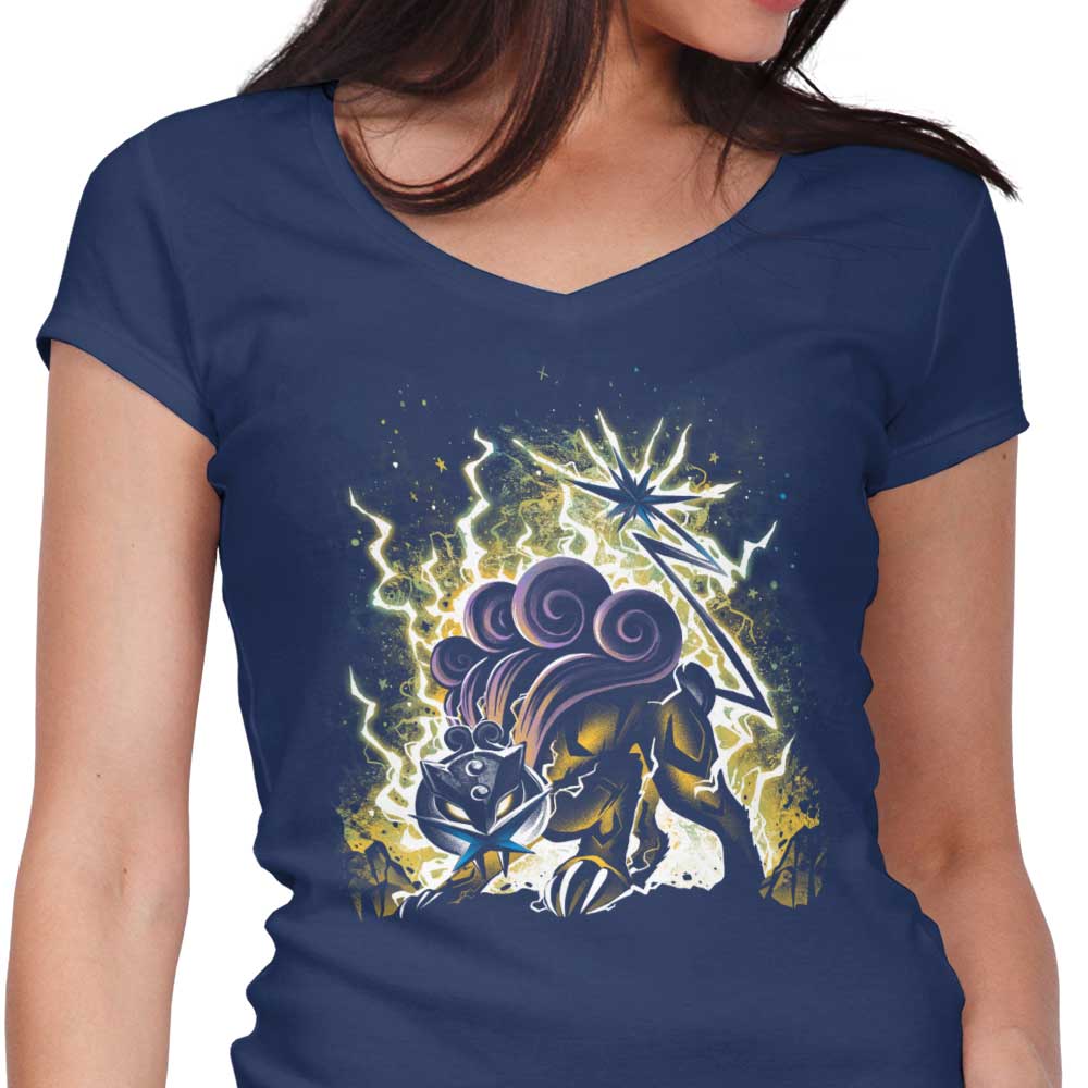 The Beast of Crashing Thunder - Women's V-Neck