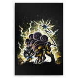 The Beast of Crashing Thunder - Metal Print