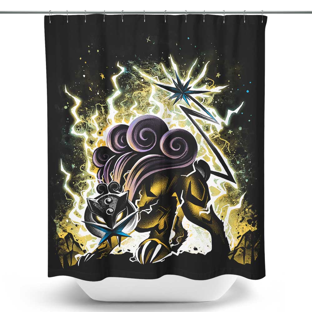 The Beast of Crashing Thunder - Shower Curtain