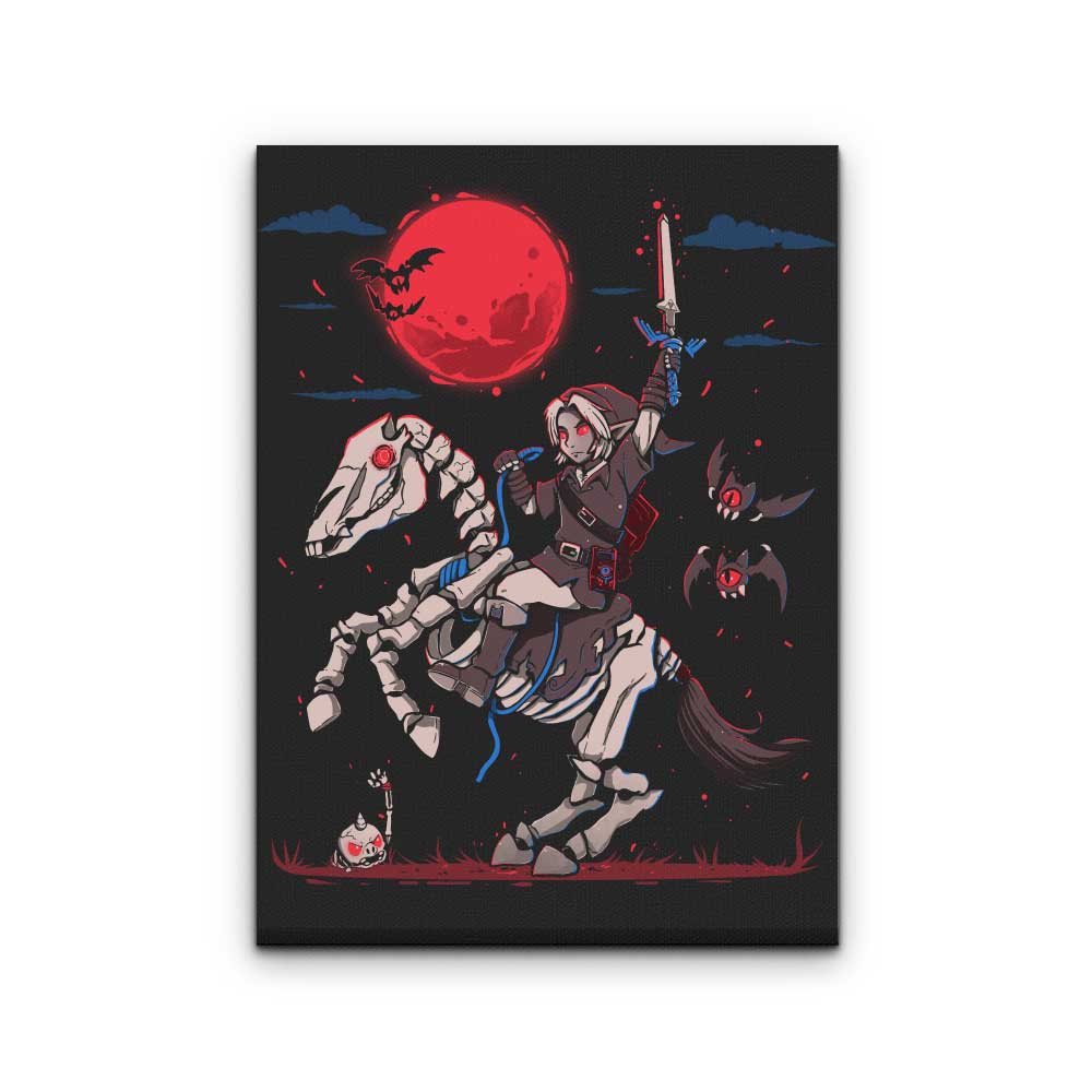 The Blood Moon Rises - Canvas Print