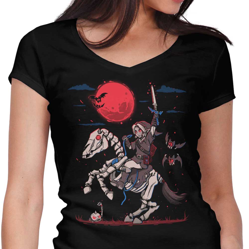 The Blood Moon Rises - Women's V-Neck