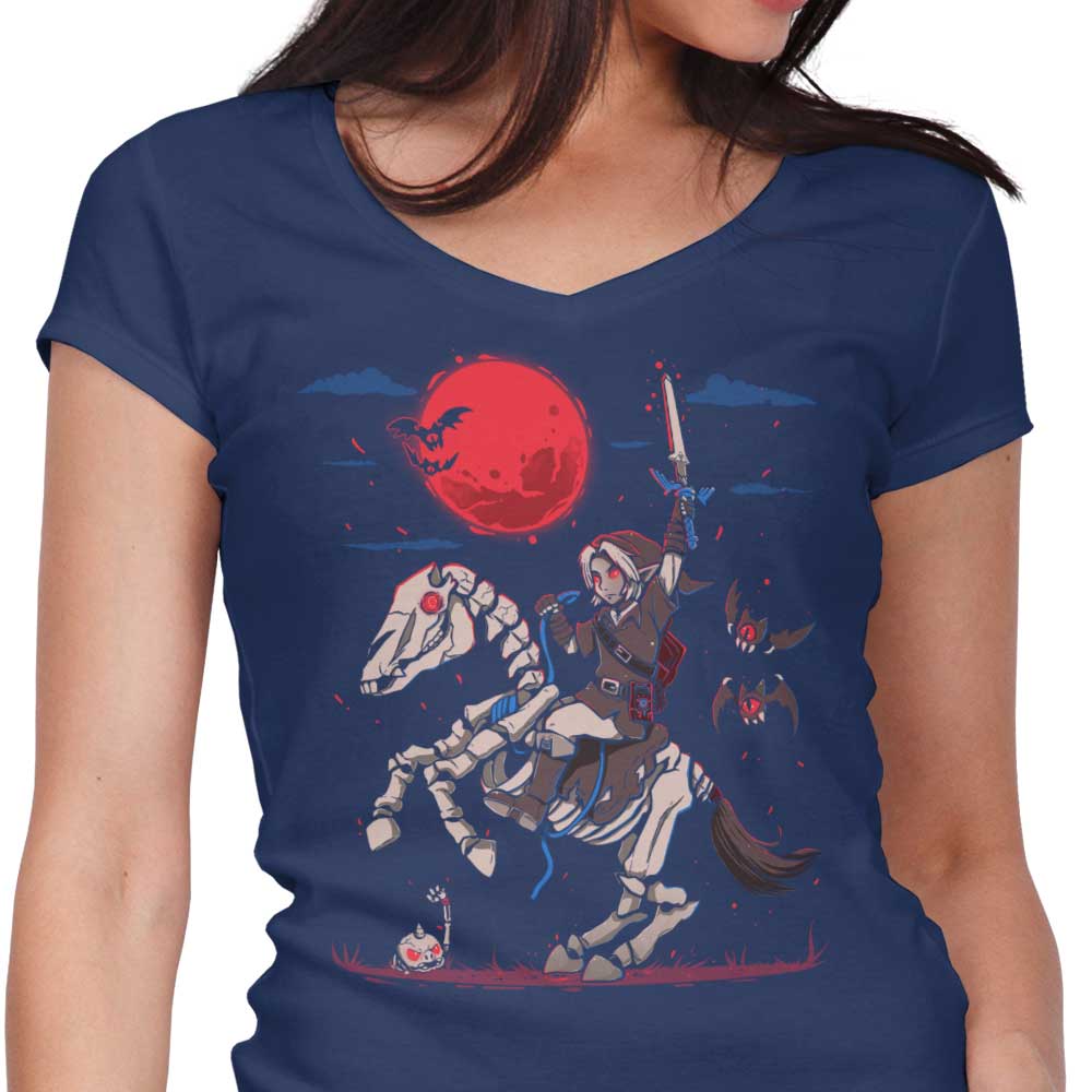 The Blood Moon Rises - Women's V-Neck