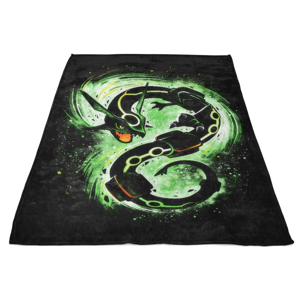 The Dragon Ascent - Fleece Blanket