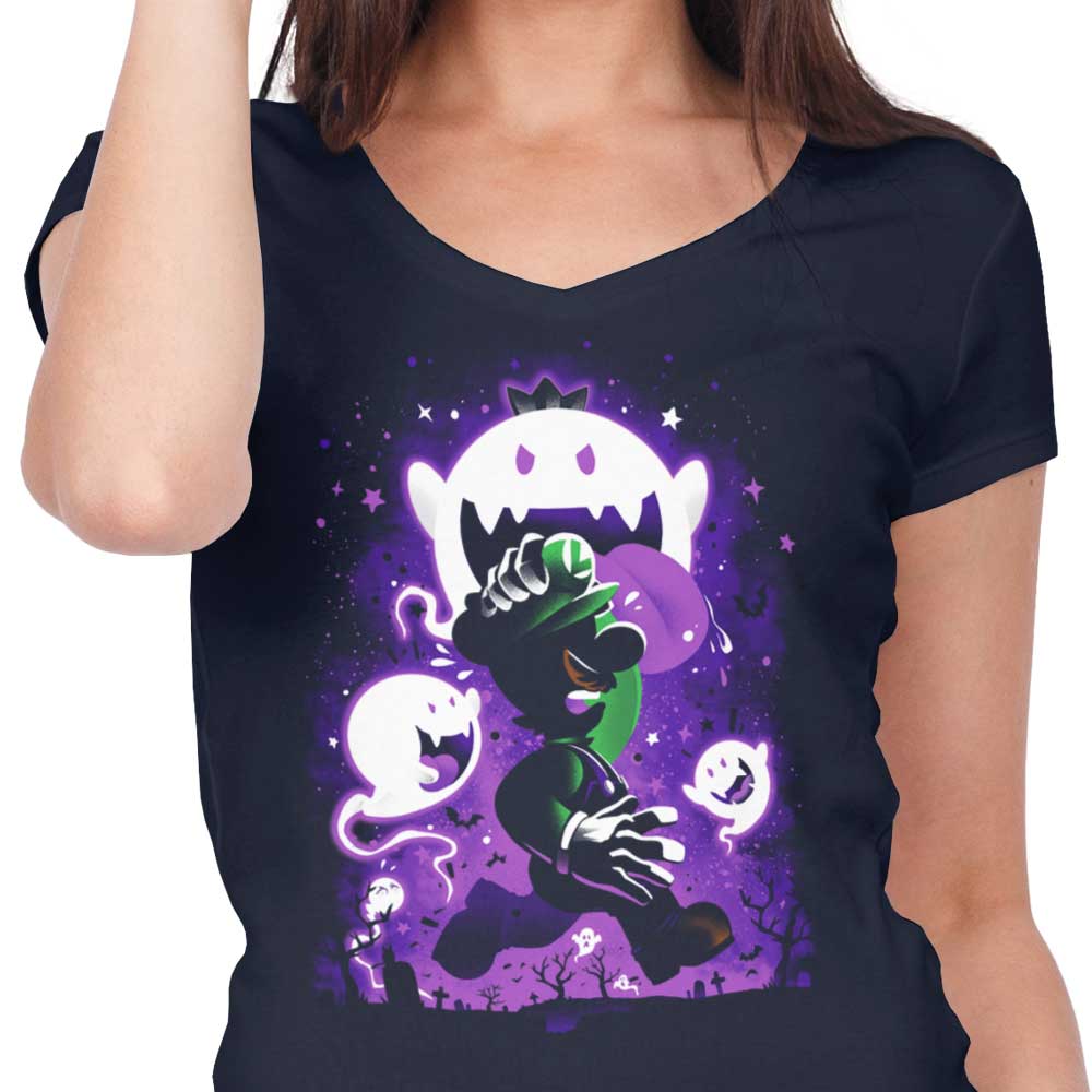 The Ghost Plumber - Women's V-Neck