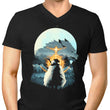 The Half Wolf - Men's V-Neck