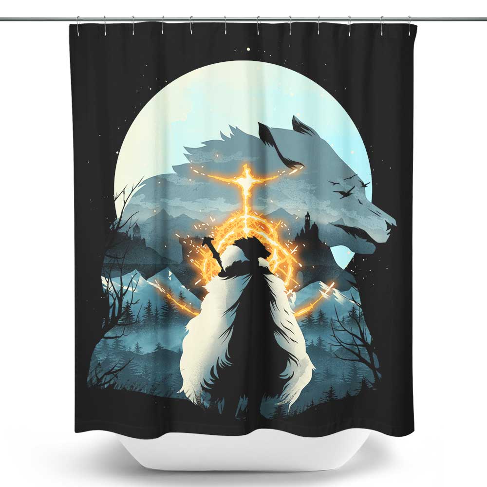 The Half Wolf - Shower Curtain