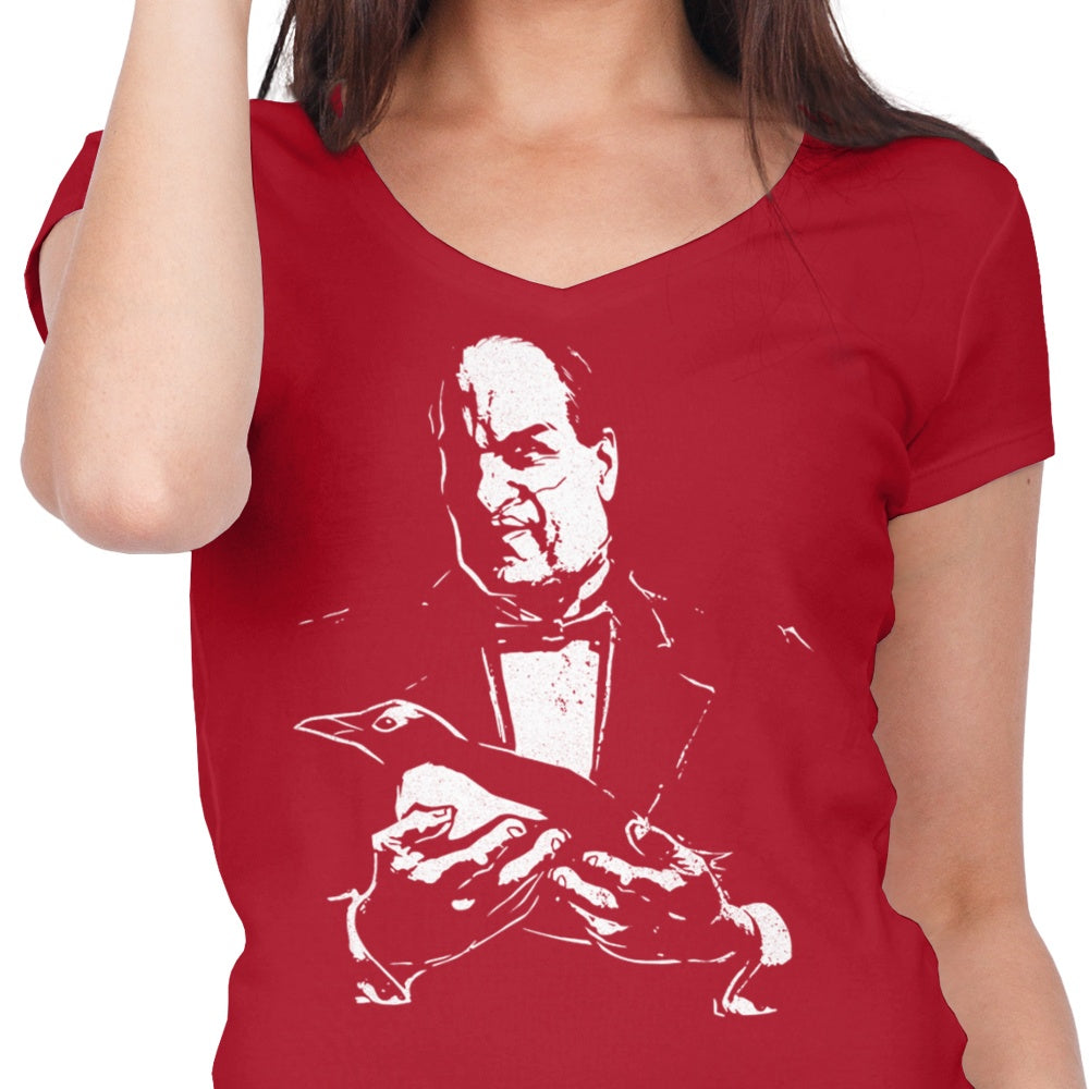 The Penguinfather - Women's V-Neck