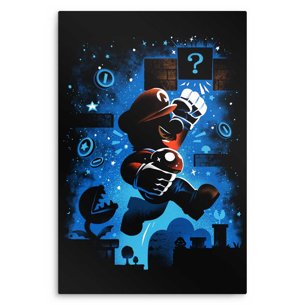 The Red Plumber - Metal Print