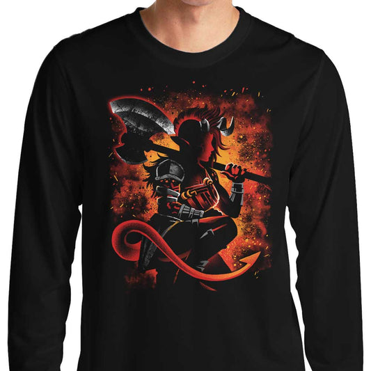 The Tiefling Warrior - Long Sleeve T-Shirt