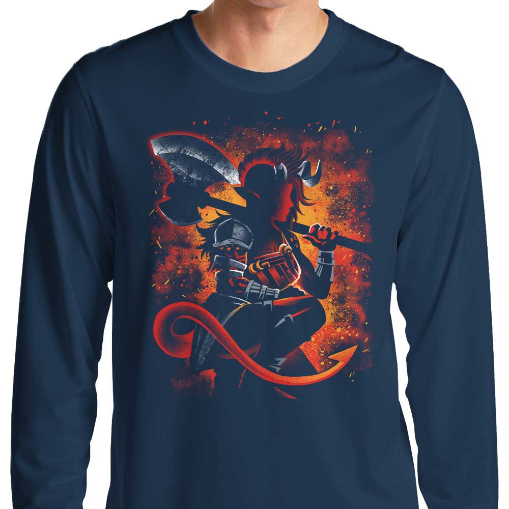 The Tiefling Warrior - Long Sleeve T-Shirt