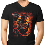 The Tiefling Warrior - Men's V-Neck