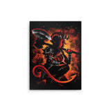 The Tiefling Warrior - Metal Print