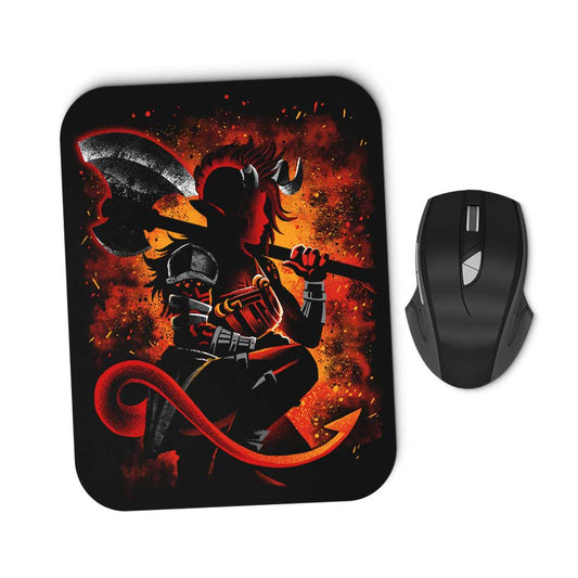 The Tiefling Warrior - Mousepad