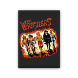 The Wrestlers - Canvas Print