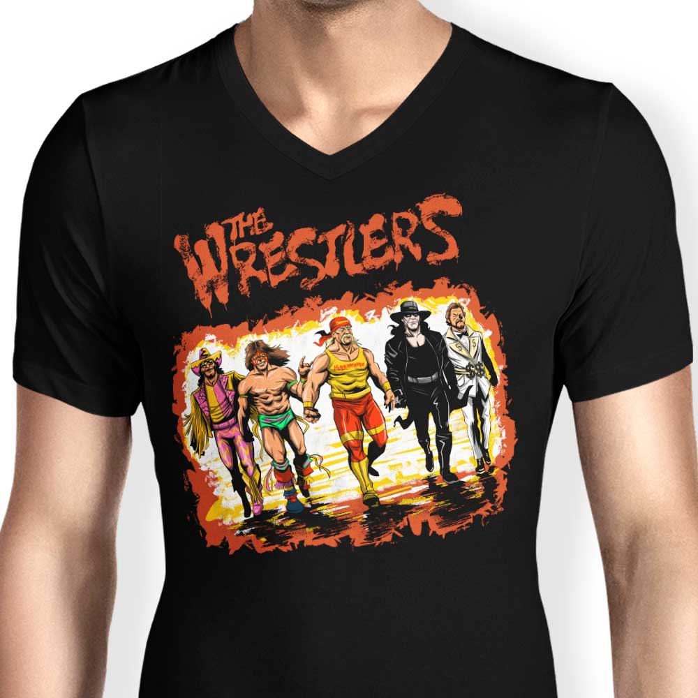 The Wrestlers - Men's V-Neck