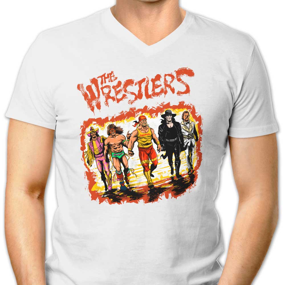 The Wrestlers - Men's V-Neck