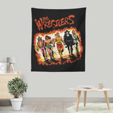 The Wrestlers - Wall Tapestry