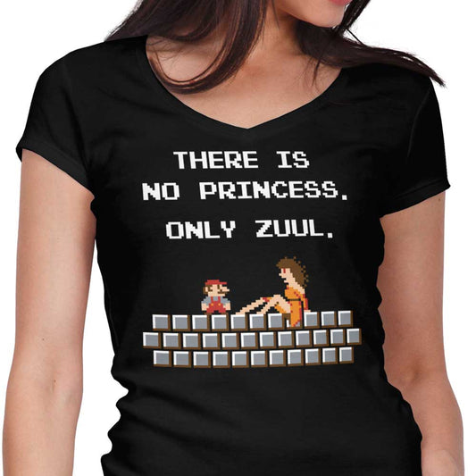 There is No Princess - Women's V-Neck