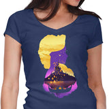 Tower Princess Silhouette - Women's V-Neck