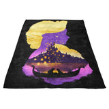 Tower Princess Silhouette - Fleece Blanket