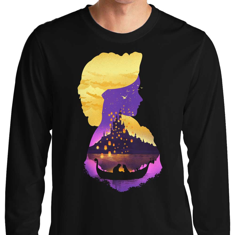 Tower Princess Silhouette - Long Sleeve T-Shirt