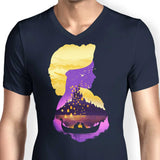 Tower Princess Silhouette - Men's V-Neck