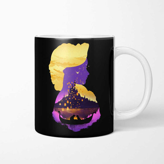 Tower Princess Silhouette - Mug