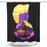 Tower Princess Silhouette - Shower Curtain