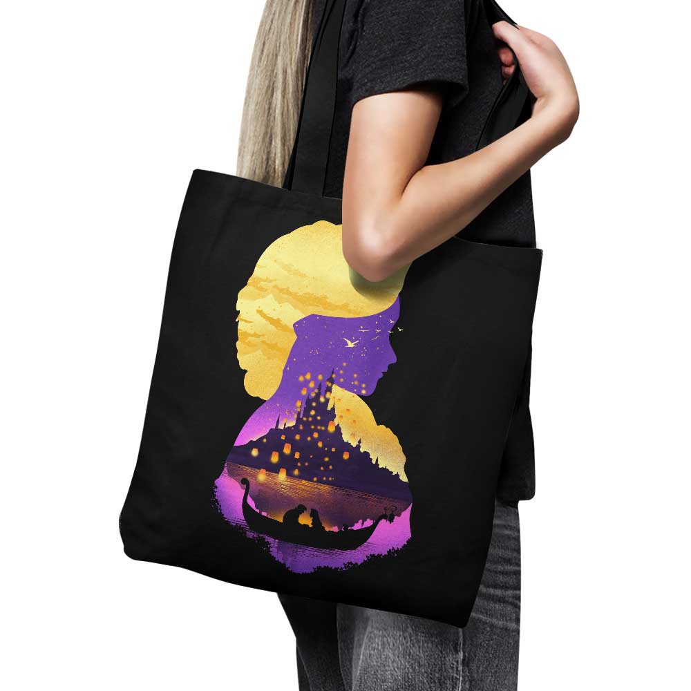 Tower Princess Silhouette - Tote Bag