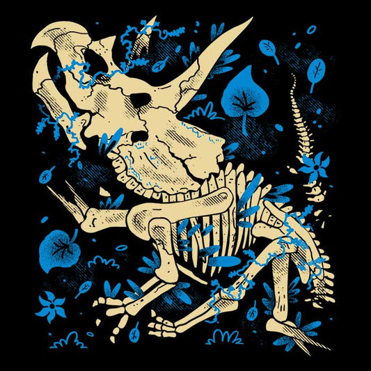 Triceratops Fossils - Long Sleeve T-Shirt