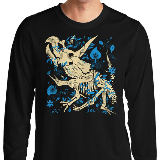 Triceratops Fossils - Long Sleeve T-Shirt