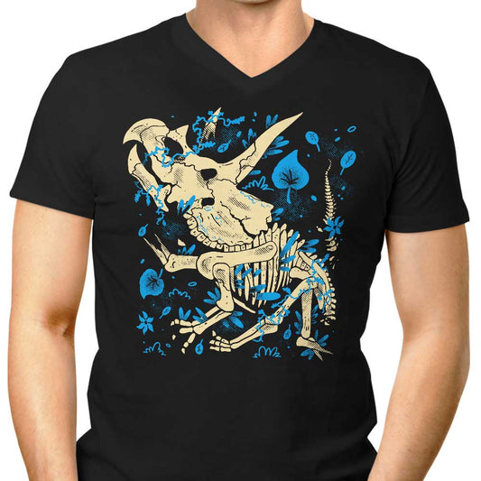 Triceratops Fossils - Men's V-Neck