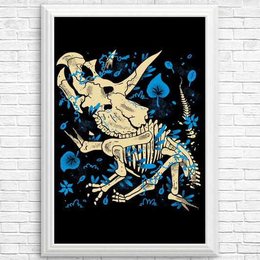 Triceratops Fossils - Posters & Prints