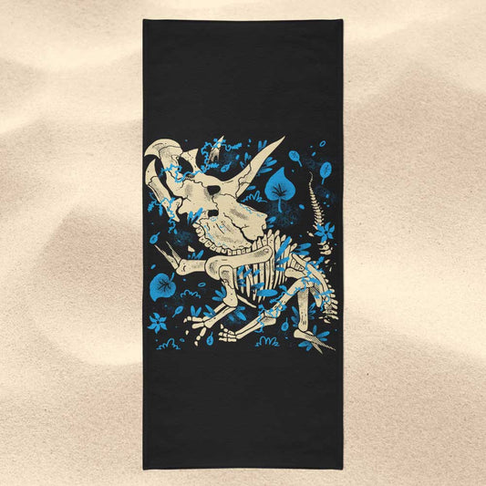 Triceratops Fossils - Towel