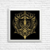 True Heroes Never Die (Gold) - Posters & Prints