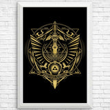 True Heroes Never Die (Gold) - Posters & Prints