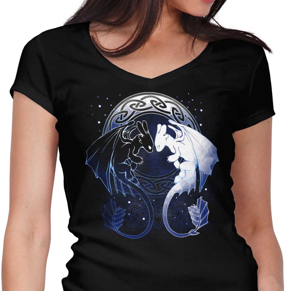 Two Dragons - Women's V-Neck