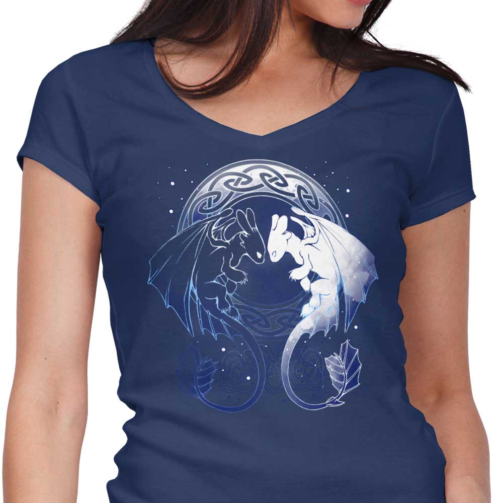 Two Dragons - Women's V-Neck