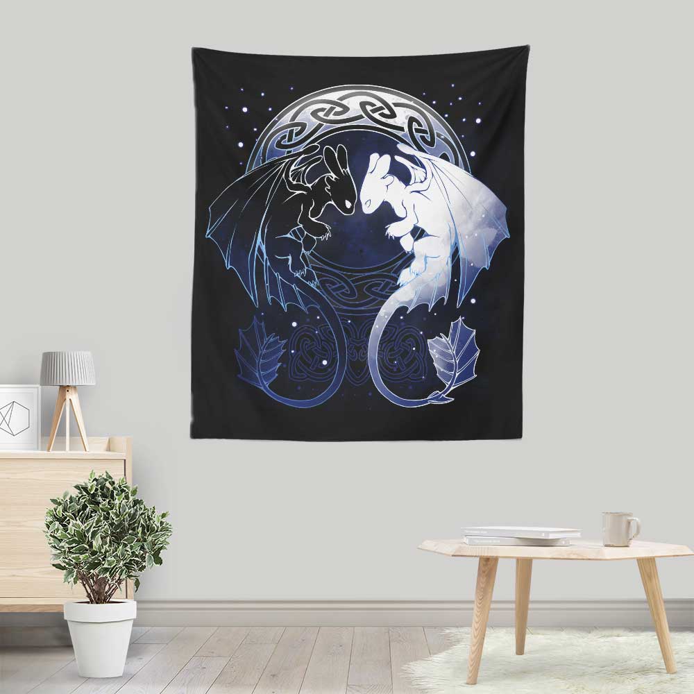 Two Dragons - Wall Tapestry