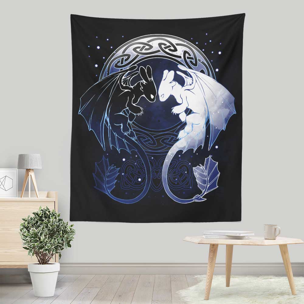 Two Dragons - Wall Tapestry