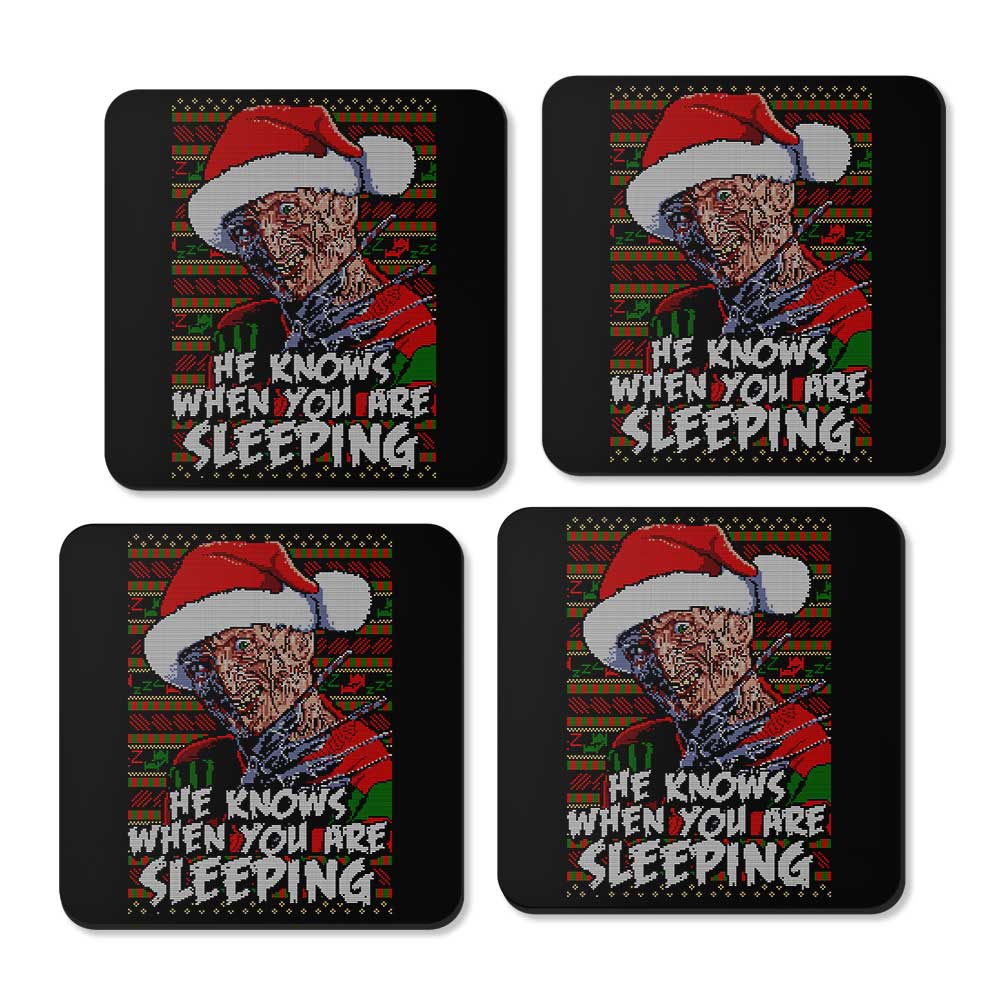 Ugly Nightmare Sweater - Coasters