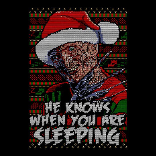 Ugly Nightmare Sweater - Shower Curtain