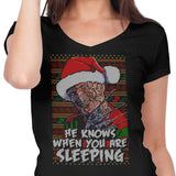 Ugly Nightmare Sweater - Women's V-Neck