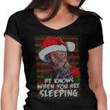 Ugly Nightmare Sweater - Women's V-Neck