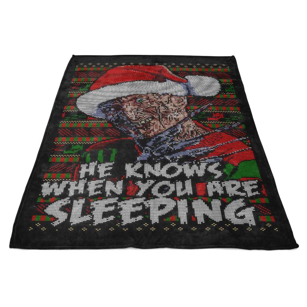 Ugly Nightmare Sweater - Fleece Blanket