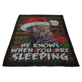 Ugly Nightmare Sweater - Fleece Blanket