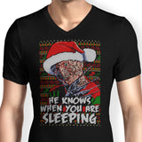 Ugly Nightmare Sweater - Men's V-Neck