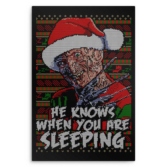 Ugly Nightmare Sweater - Metal Print