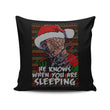 Ugly Nightmare Sweater - Throw Pillow